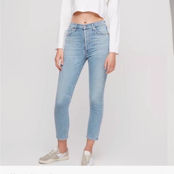 Citizens of Humanity Olivia Crop in Renew - Picture 2 of 4